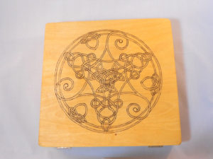 BlackSunArts Tri-Spiral Knot Cigar Box